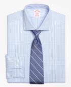 Brooks Brothers Men's Regular Fit Classic-fit Dress Shirt, Non-iron Dobby Windowpane