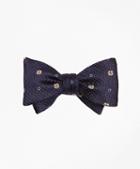 Brooks Brothers Houndstooth Medallion Bow Tie