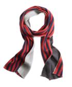 Brooks Brothers Men's Double-faced Stripe Scarf