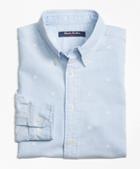 Brooks Brothers Novelty Snowflake Oxford Sport Shirt