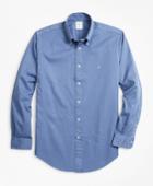 Brooks Brothers Men's Milano Fit Garment-dyed Twill Sport Shirt