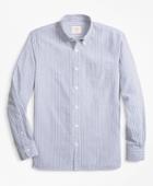Brooks Brothers Men's Striped Seersucker Cotton Sport Shirt