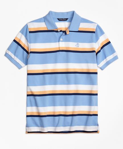 Brooks Brothers Large Stripe Polo Shirt
