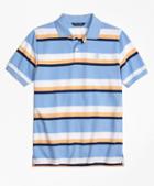 Brooks Brothers Large Stripe Polo Shirt