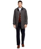 Brooks Brothers Single-breasted Plaid Trench Coat