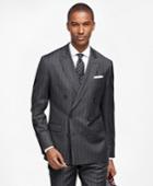 Brooks Brothers Men's Milano Fit Wide Stripe 1818 Suit