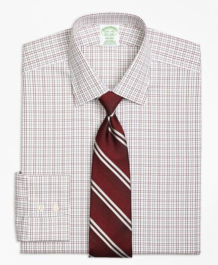 Brooks Brothers Non-iron Milano Fit Twin Check Dress Shirt