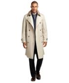 Brooks Brothers Double-breasted Khaki Trench