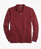 Brooks Brothers Long-sleeve Cotton Tipped Polo Shirt