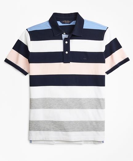 Brooks Brothers Original Fit Roadmap Bold Stripe Polo Shirt