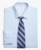 Brooks Brothers Non-iron Madison Fit Overcheck Dress Shirt