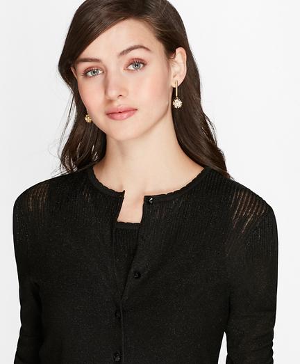 Brooks Brothers Shimmer Knit Cardigan