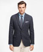 Brooks Brothers Men's Fitzgerald Fit Harris Tweed Tic With Windowpane Sport Coat