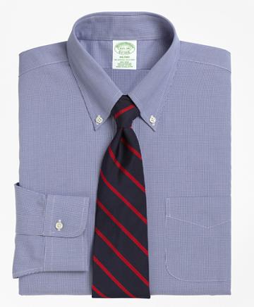 Brooks Brothers Non-iron Milano Fit Houndstooth Dress Shirt