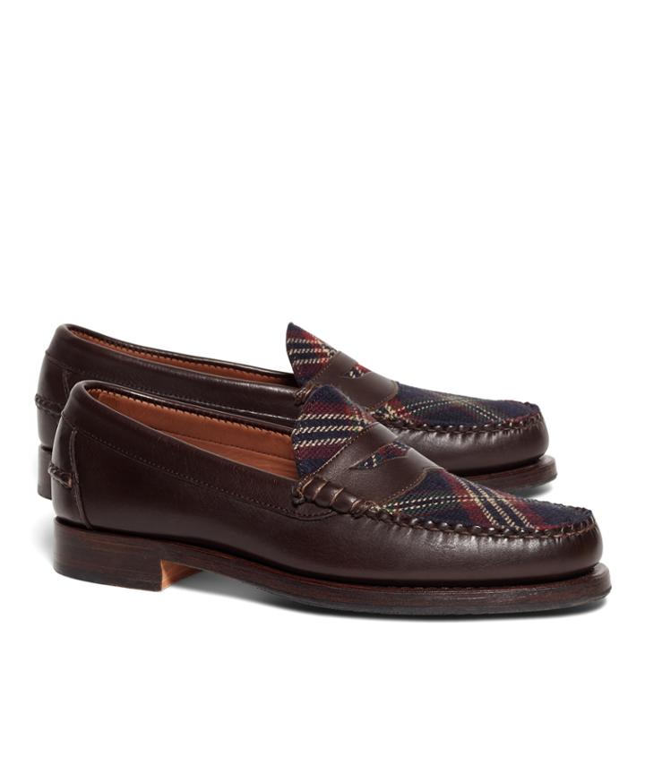 Brooks Brothers Men's Brooks Brothers Signature Tartan Penny Loafers