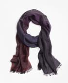 Brooks Brothers Women's Ombre Striped Scarf