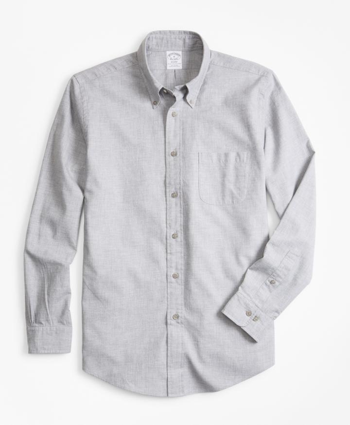 Brooks Brothers Men's Regent Fit Flannel Sport Shirt