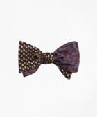 Brooks Brothers Apple And Squirrel Motif Reversible Bow Tie