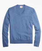 Brooks Brothers Men's Cotton-cashmere V-neck Sweater