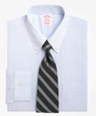 Brooks Brothers Men's Relaxed Fit Relaxed-fit Dress Shirt, Non-iron Mini Pinstripe