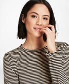 Brooks Brothers Ruffle-cuff Striped Jersey Long-sleeve T-shirt