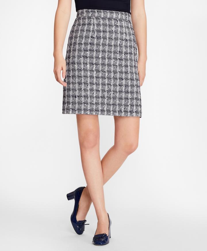 Brooks Brothers Women's Boucle A-line Skirt