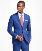 Brooks Brothers Men's Milano Fit Brookscool Bright Blue Suit