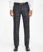 Brooks Brothers Milano Fit Navy And Green Plaid Trousers