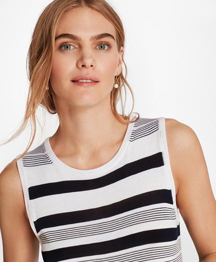 Brooks Brothers Striped Supima Cotton Shell