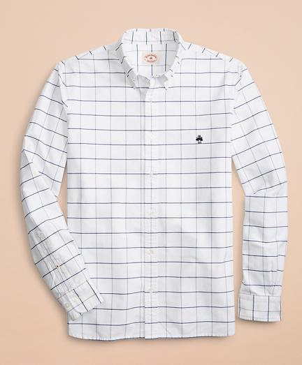 Brooks Brothers Windowpane Oxford Sport Shirt