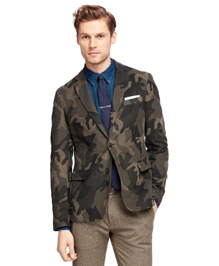 Brooks Brothers Men's Camo Sport Coat