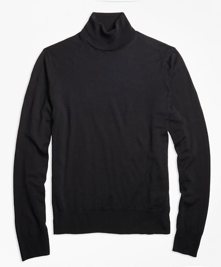 Brooks Brothers Brookstech Merino Wool Turtleneck