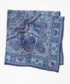 Brooks Brothers Double-sided Paisley Pocket Square