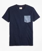 Brooks Brothers Men's Printed Slub Cotton Pocket T-shirt