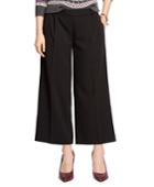 Brooks Brothers Women's Wide Leg Cropped Pants