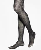 Brooks Brothers Women's Basketweave Cotton Tights