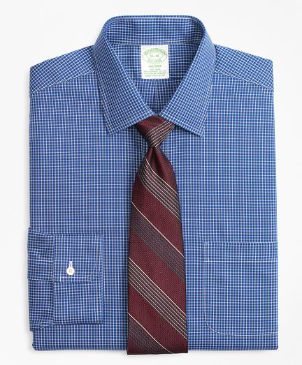 Brooks Brothers Stretch Milano Slim-fit Dress Shirt, Non-iron Ground Check