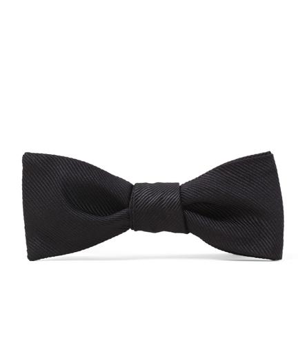 Brooks Brothers Black Fleece Silk Faille Bow Tie
