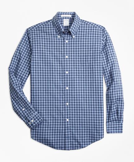 Brooks Brothers Regent Fit Small Check Sport Shirt