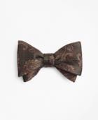 Brooks Brothers Men's Large Paisley Bow Tie