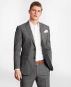 Brooks Brothers Men's Brooksgate Milano-fit Windowpane Wool Suit Jacket