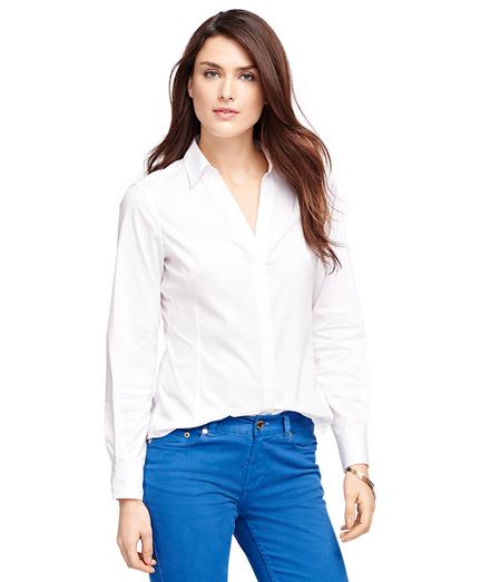 Brooks Brothers Cotton Blend Dress Shirt