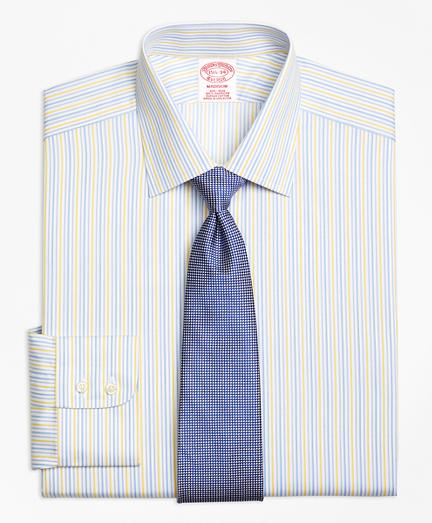 Brooks Brothers Madison Classic-fit Dress Shirt, Non-iron Sidewheeler Stripe