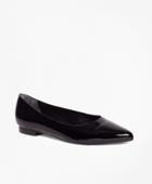 Brooks Brothers Women's Patent Leather Flats