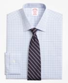 Brooks Brothers Men's Regular Fit Classic-fit Dress Shirt, Non-iron Overcheck