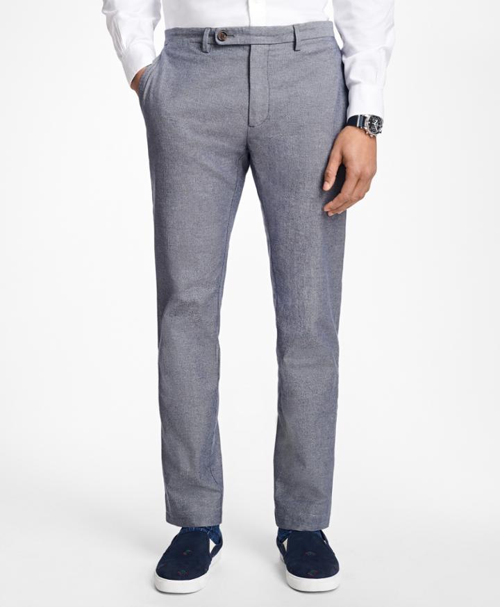 Brooks Brothers Men's Slim-fit Herringbone Twill Chinos