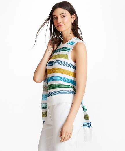 Brooks Brothers Striped Supima Cotton-blend Shell