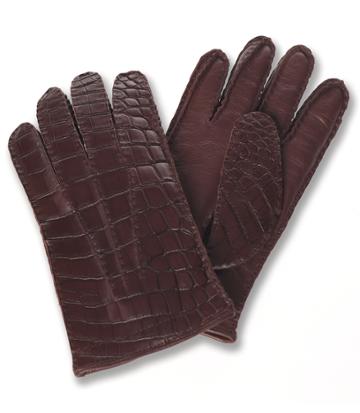 Brooks Brothers Men's Alligator Gloves