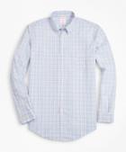 Brooks Brothers Non-iron Madison Fit Pink Gingham Sport Shirt