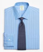 Brooks Brothers Men's Stretch Extra Slim Fit Slim-fit Dress Shirt, Non-iron Stripe